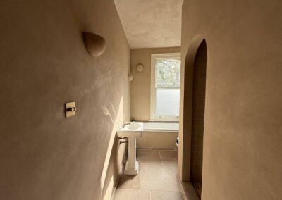 Clay Plaster Bathroom, Crystal Palace