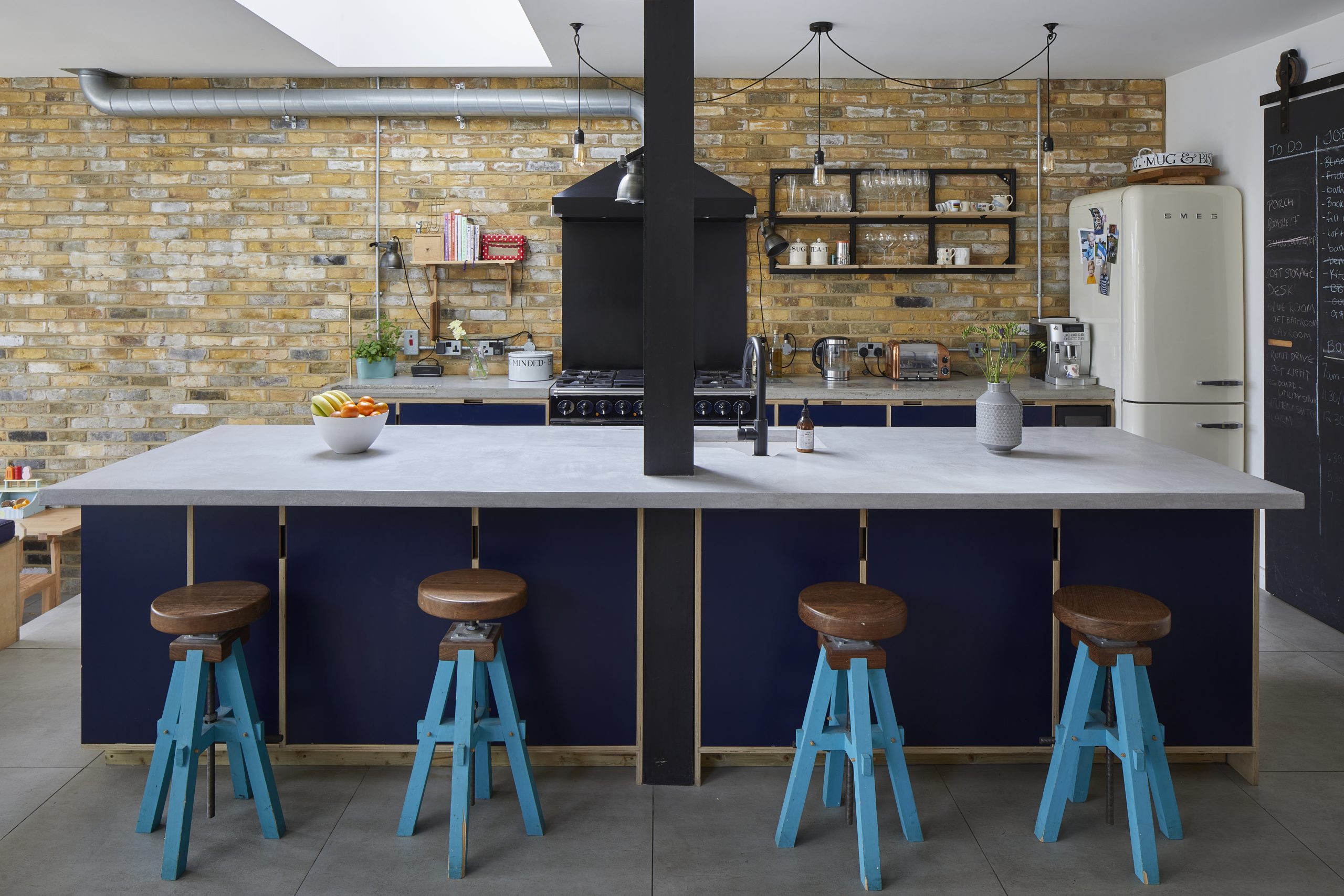 microcement-kitchen-worktop-beckenham-c-ferri-interiors-london__A7A0176 Microcement kitchen island worktop by C Ferri Interiors, London